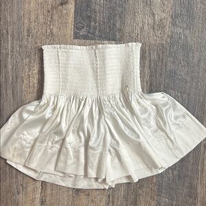 NATURAL LIFE Cream A-Line Skirt